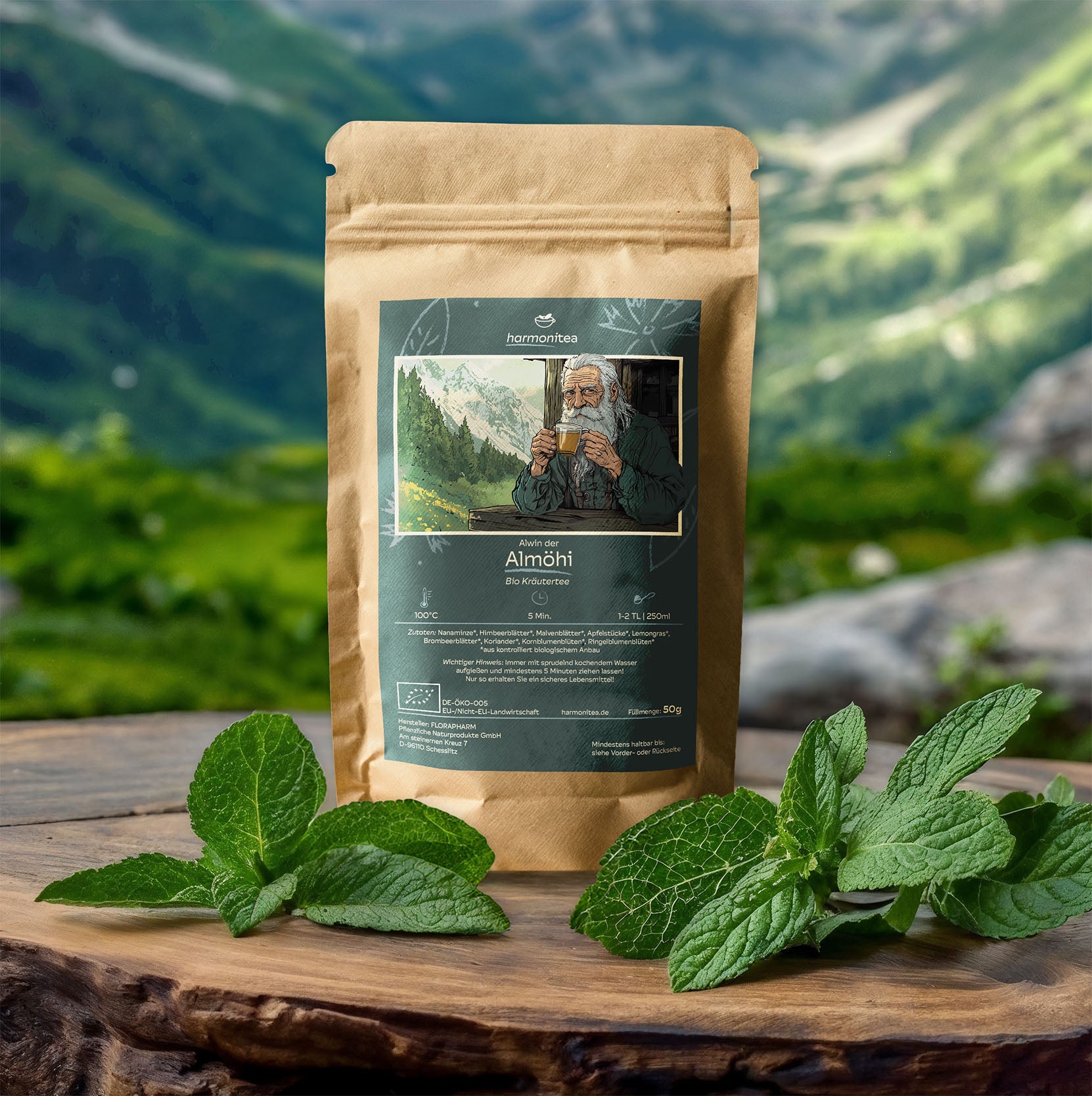 Bio Kräutertee kaufen, Alwin der Almöhi