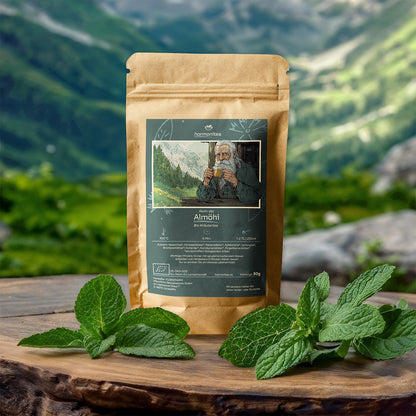Produktbild vom Bio Kräutertee Alwin der Almöhi