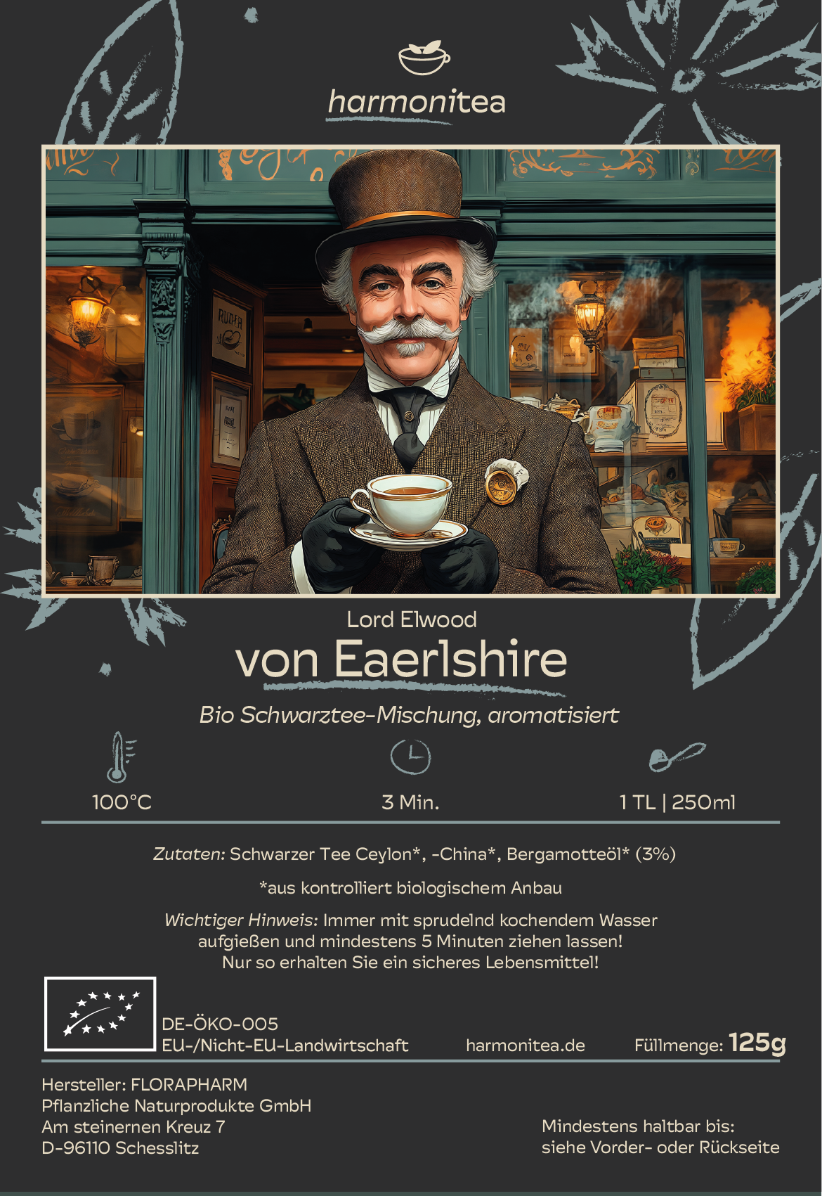 Lord Elwood von Earlshire - Bio Earl Grey