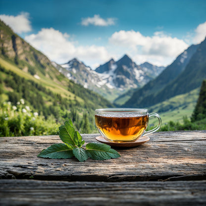 Alwin der Almöhi, Kräutertee mit Nanaminze